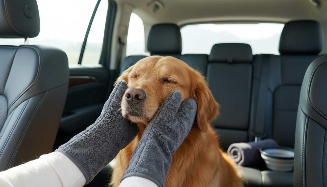 Watch the Premium Microfiber Dog Drying Mitts | “Nuzzle” product video