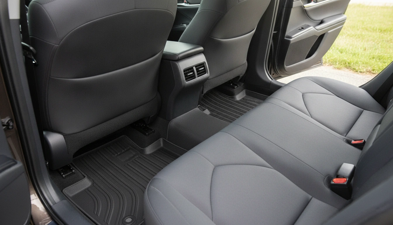 Toyota Camry Floor Mats – Odorless, Eco-Safe TPE setup detail inside a tidy vehicle
