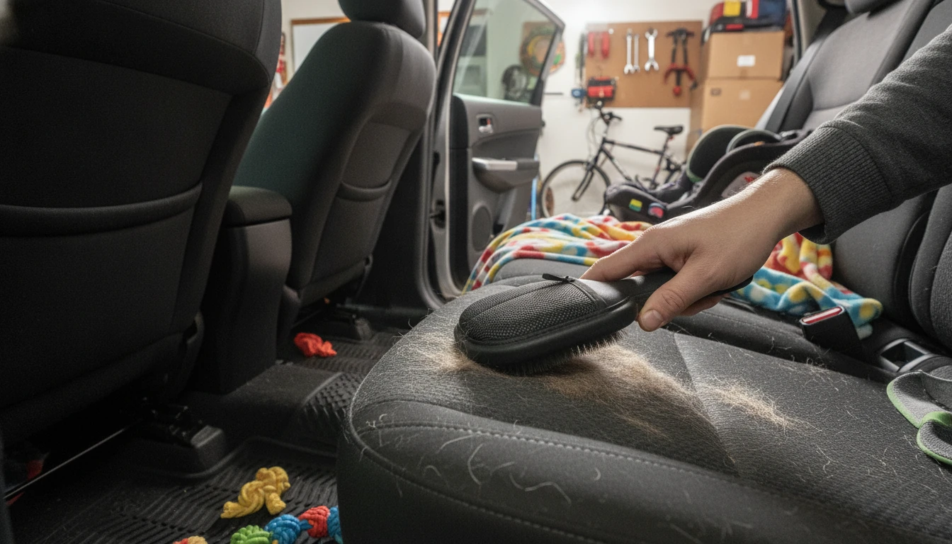 Tools Car Detailers Use to Remove Pet Hair Fast