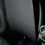 Car Seat Back Protector  |  Black “Hexy” by Owleys - View 14