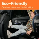 Car Seat Back Protector  |  Black “Hexy” by Owleys - View 6