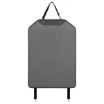 Car Seat Back Protector  |  Gray “Hexy” by Owleys - View 1