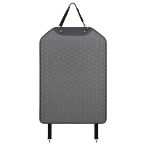 Car Seat Back Protector  |  Gray “Hexy” by Owleys