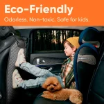 Car Seat Back Protector  |  Gray “Hexy” by Owleys - View 7