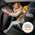 Car Seat Back Protector  |  Gray “Hexy” by Owleys - View 11
