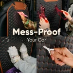 Car Seat Back Protector  |  “Hexy” by Owleys - View 5