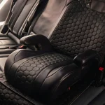 Backless Booster Seat with LATCH  |  Black “Snug Bug” by Owleys - View 8