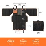 Hard Bottom Dog Car Seat Cover  |  “Travel Buddy Mk. III” by Owleys - View 2