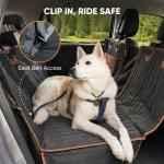 Hard Bottom Dog Car Seat Cover  |  “Travel Buddy Mk. III” by Owleys - View 7