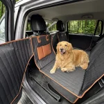Hard Bottom Dog Car Seat Cover  |  “Travel Buddy Mk. III” by Owleys - View 1