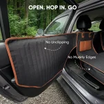 Hard Bottom Dog Car Seat Cover  |  “Travel Buddy Mk. III” by Owleys - View 4