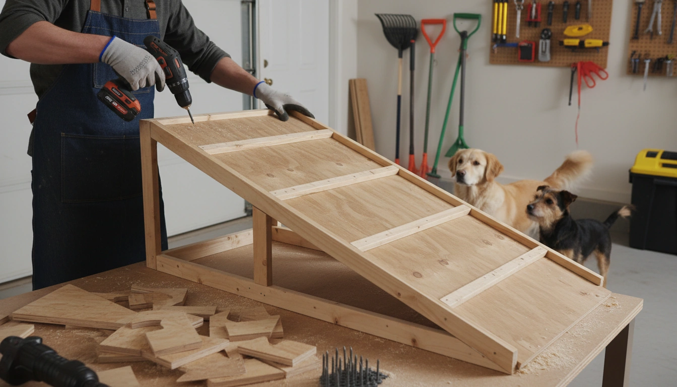 DIY Plywood Dog Ramp: Safe Step-by-Step Build