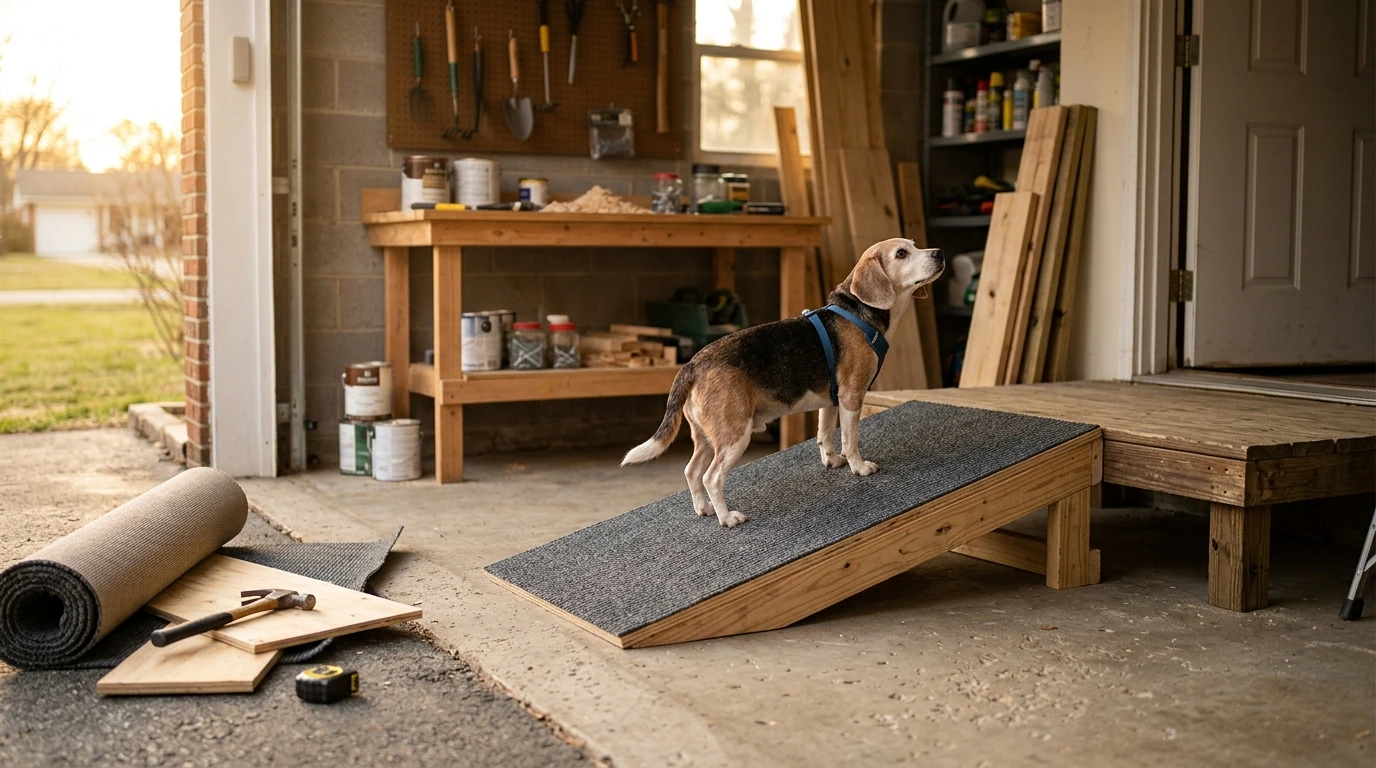What to Use to Make a Safe Dog Ramp