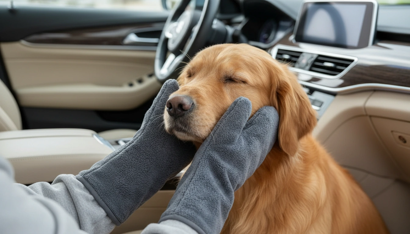 Watch the Premium Microfiber Dog Drying Mitts | “Nuzzle” product video