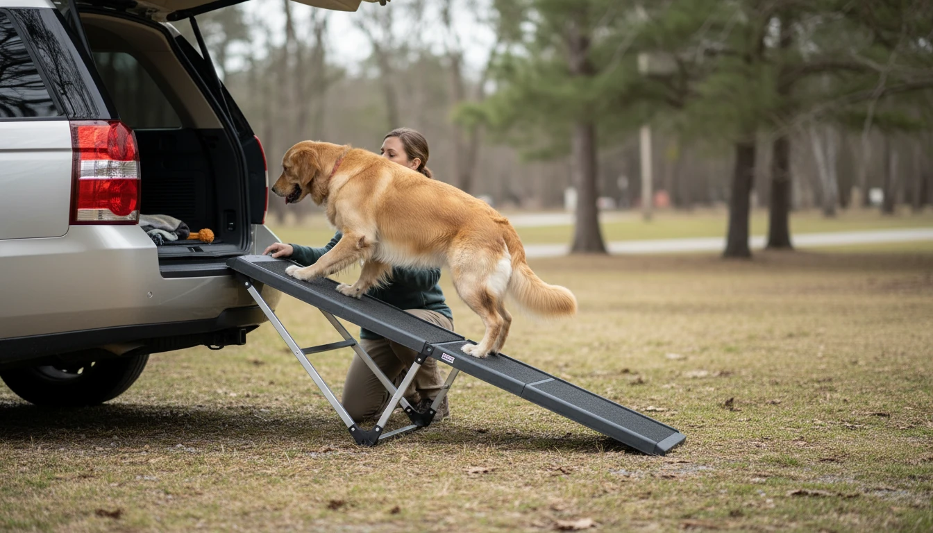 Best Dog Ramp Angle for Safe Vehicle Loading