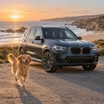 BMW X3 Dog Seat Cover with Hard Bottom  |  “Travel Buddy Mk. III” by Owleys - View 2