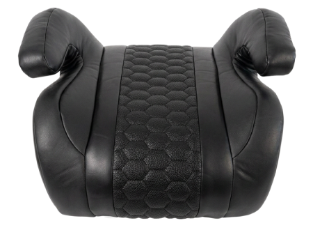 Backless Booster Seat with LATCH | Black “Snug Bug” by Owleys