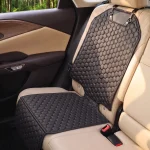 Black Lexus Car Seat Protector  |  Black “Hexy” by Owleys - View 1