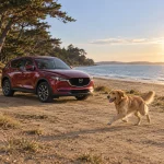 Mazda CX-5 Dog Seat Cover with Hard Bottom  |  “Travel Buddy Mk. III” by Owleys - View 2