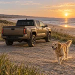 Toyota Tacoma Dog Seat Cover with Hard Bottom  |  “Travel Buddy Mk. III” by Owleys - View 2