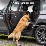 Hard Bottom Dog Car Seat Cover  |  “Travel Buddy Mk. III” by Owleys - View 4