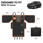BMW X3 Dog Seat Cover with Hard Bottom  |  “Travel Buddy Mk. III” by Owleys - View 3