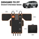 Jeep Grand Cherokee Dog Seat Cover with Hard Bottom  |  “Travel Buddy Mk. III” by Owleys - View 3
