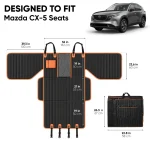 Mazda CX-5 Dog Seat Cover with Hard Bottom  |  “Travel Buddy Mk. III” by Owleys - View 3