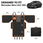 Mercedes-Benz GLC Dog Seat Cover with Hard Bottom  |  “Travel Buddy Mk. III” by Owleys - View 3