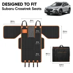 Subaru Crosstrek Dog Seat Cover with Hard Bottom  |  “Travel Buddy Mk. III” by Owleys - View 3