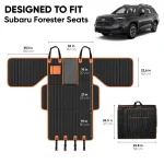 Subaru Forester Dog Seat Cover with Hard Bottom  |  “Travel Buddy Mk. III” by Owleys - View 3
