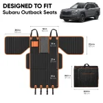 Subaru Outback Dog Seat Cover with Hard Bottom  |  “Travel Buddy Mk. III” by Owleys - View 3