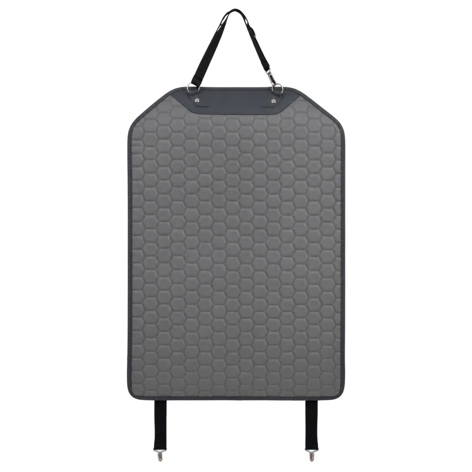 Gray Hexy Car Seat Back Protector & Kick Mat