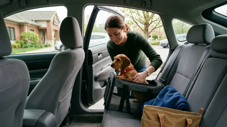 King Woof Dachshund Car Seat Carrier Bag: Fit & Safety
