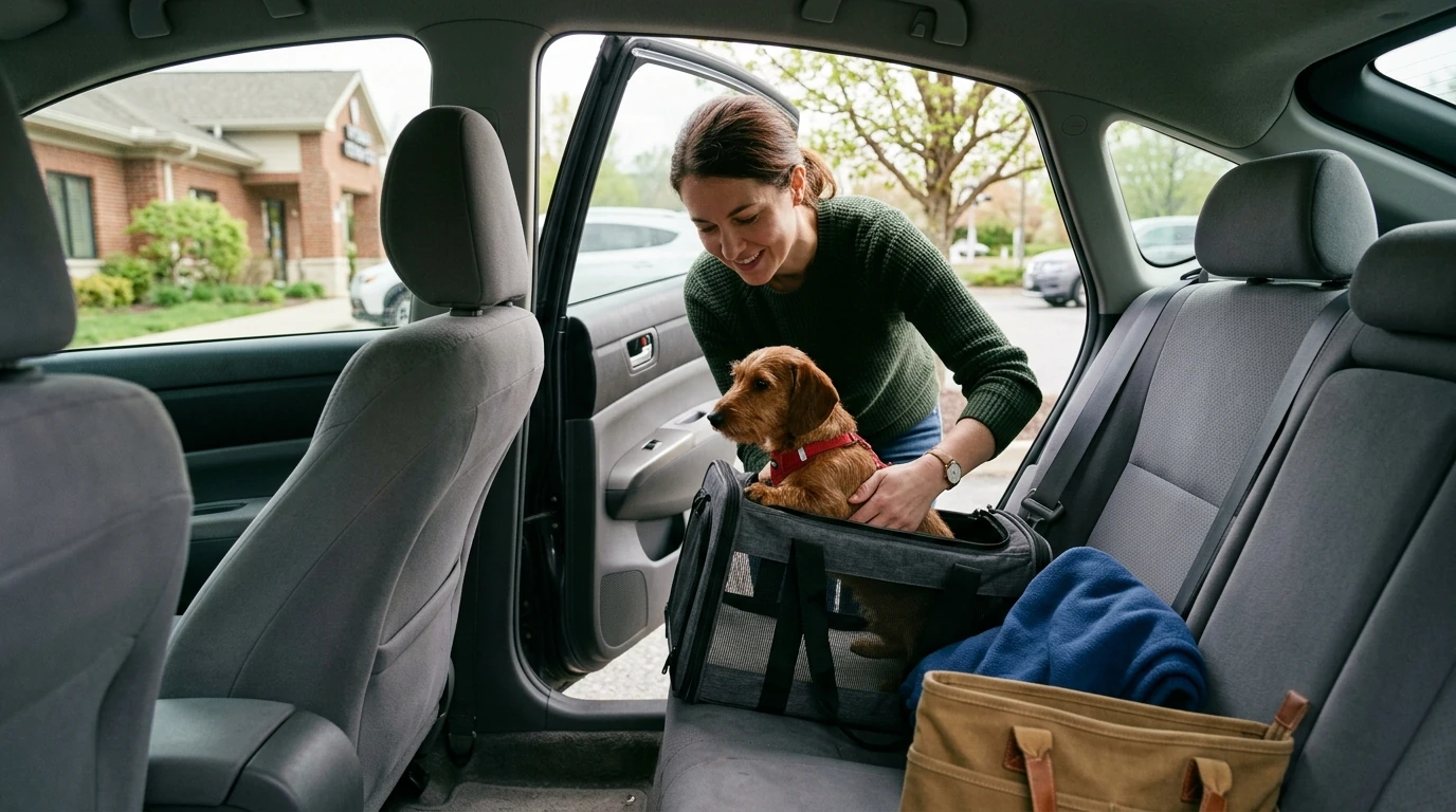 King Woof Dachshund Car Seat Carrier Bag: Fit & Safety