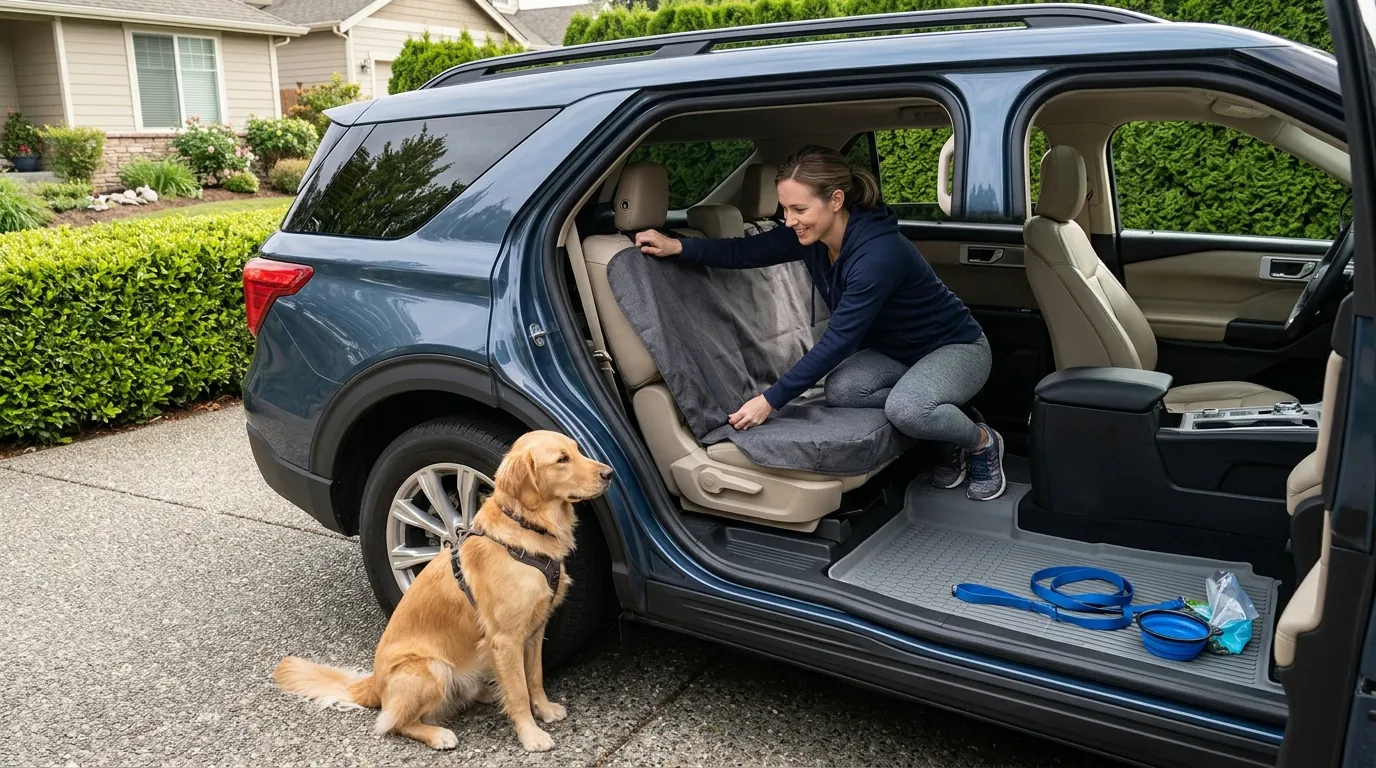Travel Buddy Ford Explorer Dog Seat Cover: Fit & Use