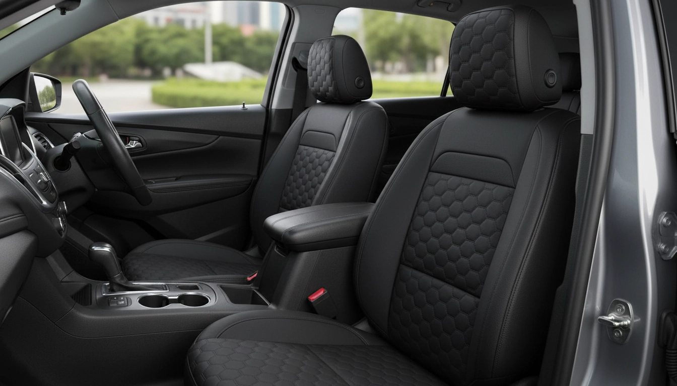 Chevy Equinox Seat Covers (2018–2026) – Front Seat Custom Fit, Premium Eco-Leather setup detail