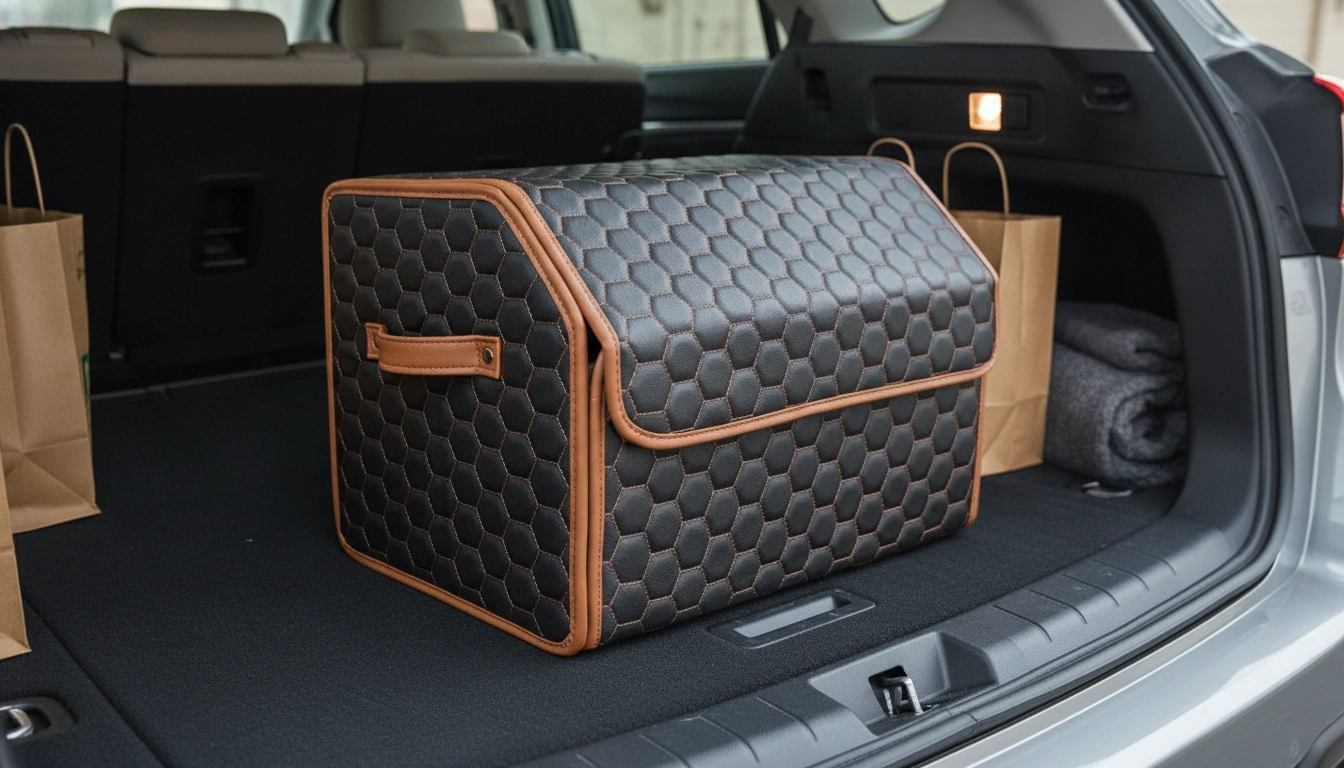 Subaru Outback Trunk Organizer setup detail