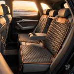 Audi Q5 Car Seat Protector  |  “Hexy” by Owleys - View 1