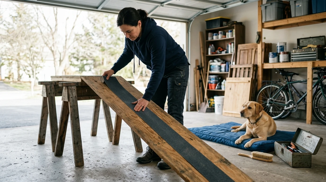 How to Add Traction to a Wooden Ramp Safely