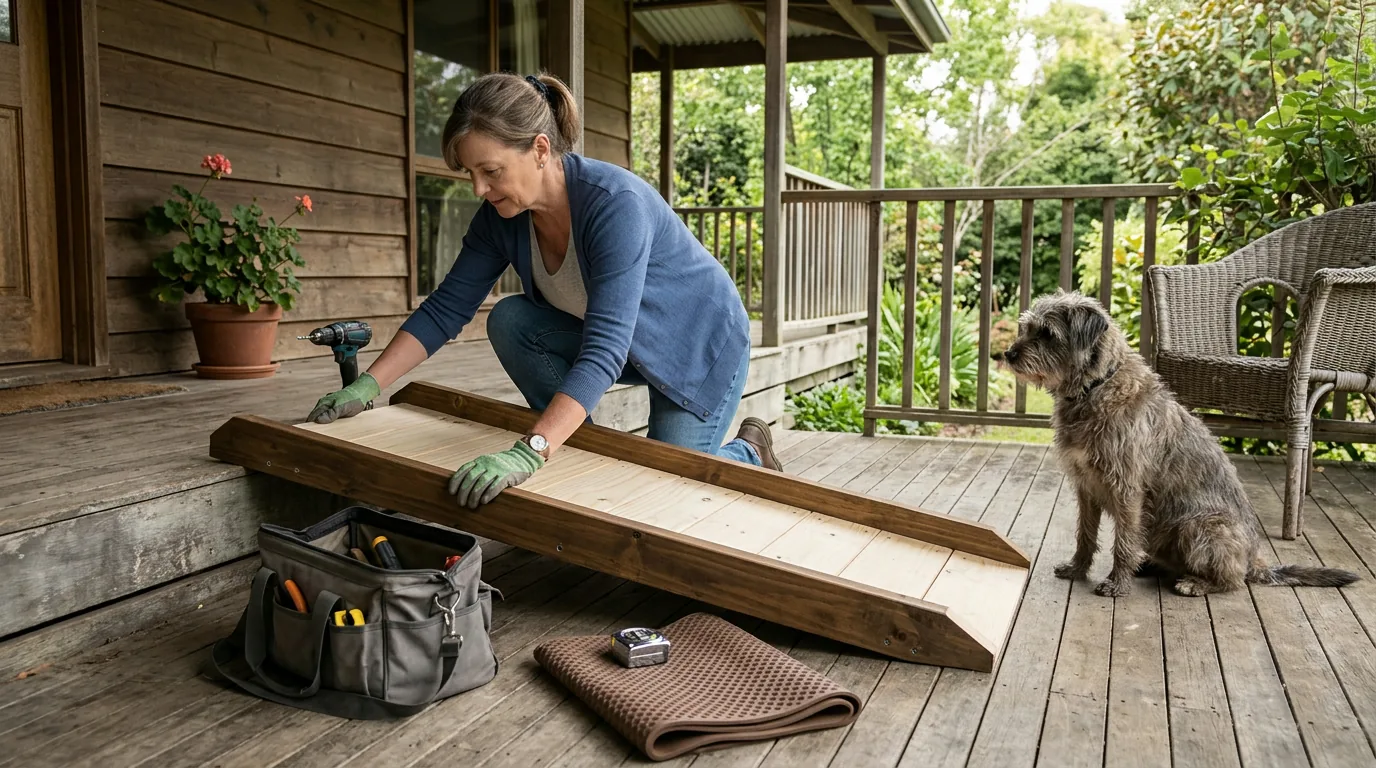 How to Build a Wooden Dog Ramp That’s Safe and Sturdy