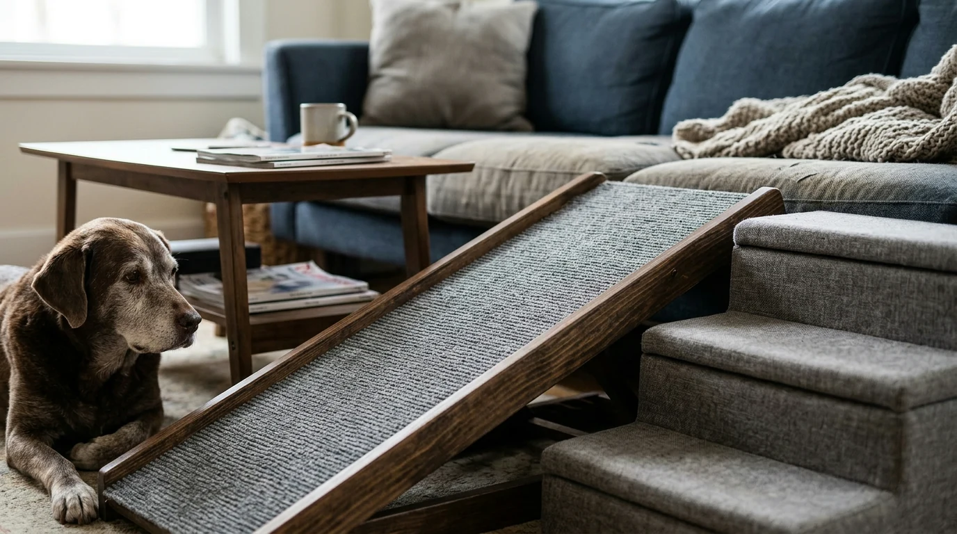 Arthritic Dogs: Are Ramps Better Than Steps?