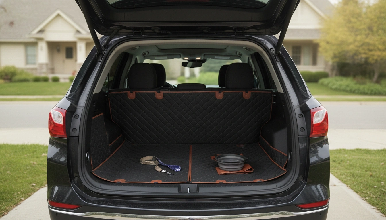 Chevy Equinox Dog Seat Cover in an appropriate real-world setting