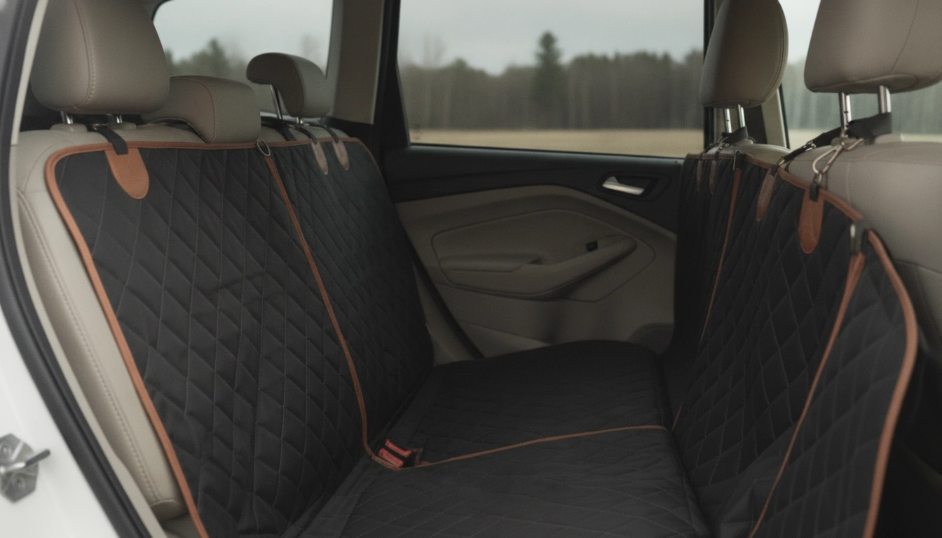 Ford Escape Dog Seat Cover setup detail