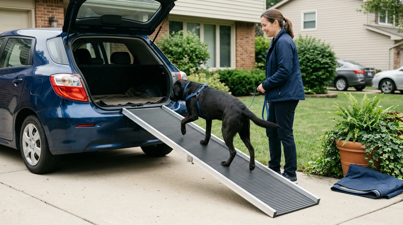What Can I Use for Traction on a Dog Ramp?